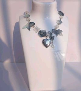 Frost black necklace