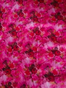 Flower Design Dark Pink Colour Skirt