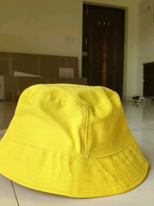 A Yellow Bucket Hat