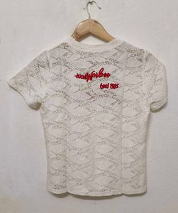 Trendy New Lace Detail Top