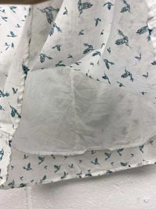 Women&#39;s Cotton Half Button Blouse Top