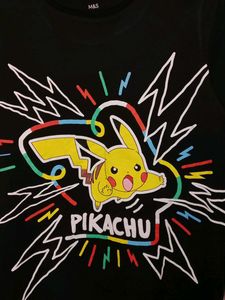 M&amp;S Pokemon Pikachu Print Tshirt