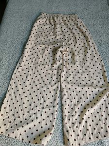 Polka Dot Wide Leg Pants