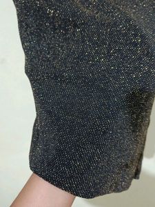Black Glitter Top