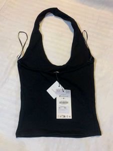 Black Halter Top