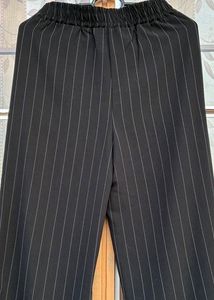 Striped Wide-Leg Culottes