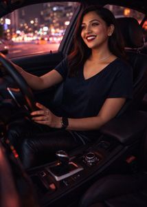 Own Your "Midnight Essential" V-Neck! 🖤✨🏙️