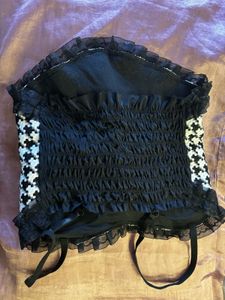 Houndstooth Corset Top