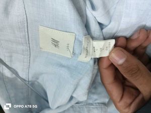 H&amp;M Light Blue Button-Down Shirt