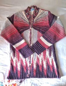 Colorful Knit Cardigan