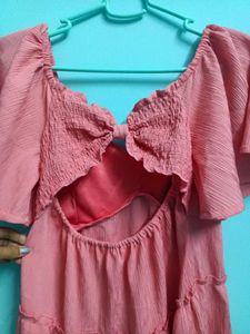 Cute Pink Tiered Dress