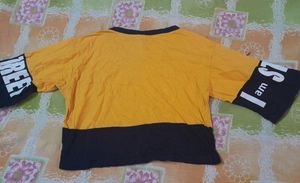 Yellow Crop Top