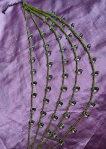Green Beaded Layered Necklace