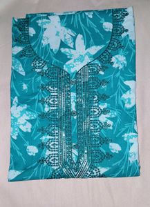 Pretty Printed Suit Material For Women 🩵✨️