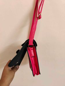 Sling Bag Rose Colour For Women.