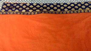 Elegant Orange Saree