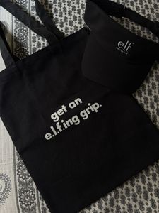 Elf Cosmetics Tote Bag &amp; Cap