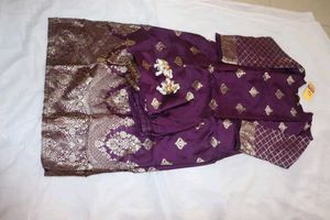 Elegant Purple Kurta Set Never Used Totally New