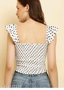 Trendy Polka Dot Top