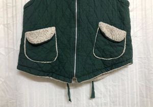 Green Sleeveless Jacket