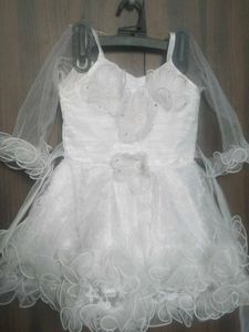 Amazing White Colour Frock