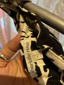 Black &amp;white Party Dress
