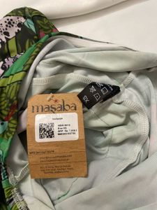 Green Printed Swimsuit
