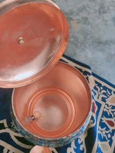 Copper Water Dispenser Set