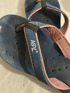Blue APL Flip Flops