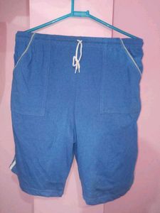 Blue Casual Shorts