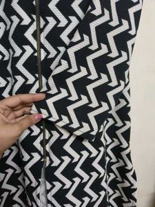 Chic Black &amp; White Kurta