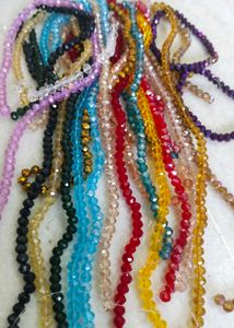 18 Line 6 Mm Crystal Beads String