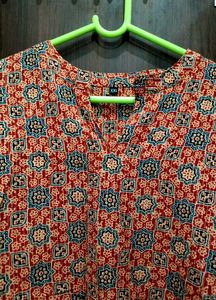 Printed Tunic Top