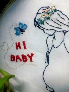 Baby Shower Hoop Frame
