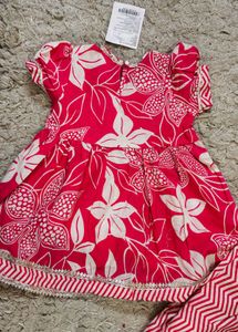 Girls&#39; Floral pink suit