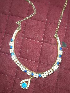 Blue A.D Necklace