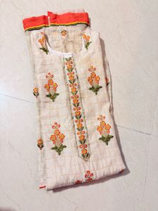 Elegant Embroidered Kurta