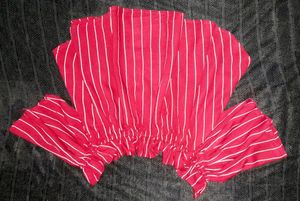 women 2 way wear crop top