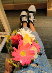 High Waist Ripped Jeans For Woman