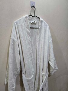 Cozy White Terry Robe (Premium)