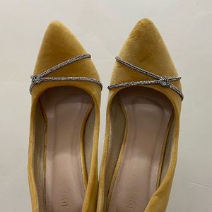 Velevt Rhinestone Heels
