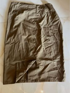 Khaki Straight Skirt