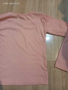 Cute Deer Print Long Sleeve Top