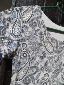 Paisley Print Dress