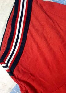 Red &#39;Man&#39; Graphic Tee