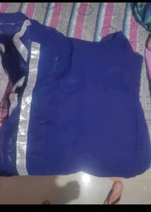 Silver Party Blouse With Saadi