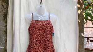 101611. Leopard Print Mini Dress