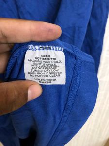 Sport-Tek Blue Long Sleeve T Shirt