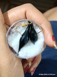 Brand New Unused Unique Glass Earrings