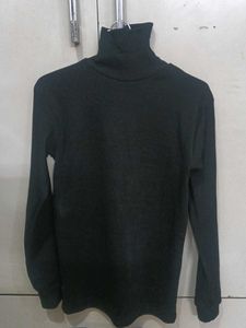 High  Neck Black Sweater